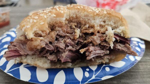 Brisket Sandwich....photo does not do this justice!!! Best brisket sandwich I ever had!!!!