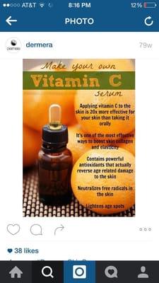 Vitamin c serum powerful antioxidant