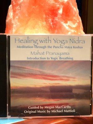 Weekly guided Yoga Nidra class to bring you to a healing state of consciousness - CD available for purchase