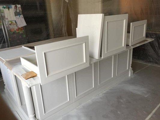 Kitchen cabinets