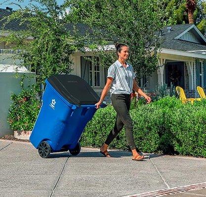 Say goodbye to the hassle of bringing the trash can to the curb