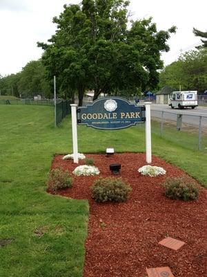 Goodale Park sign