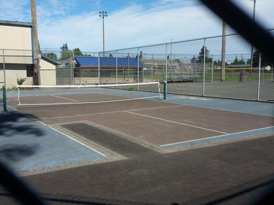 Pickleball court