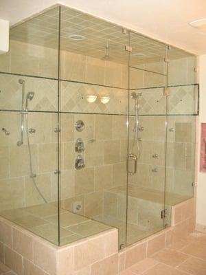 Euro Frameless Steam Shower