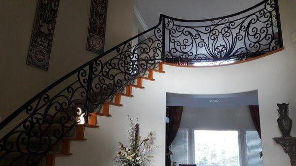 Custom Iron Railings Riverside 1