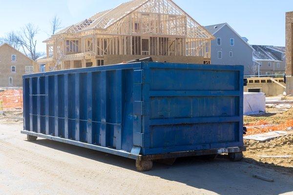 30 Cubic Yard Dumpster at Construction Site in Clarksville, TN