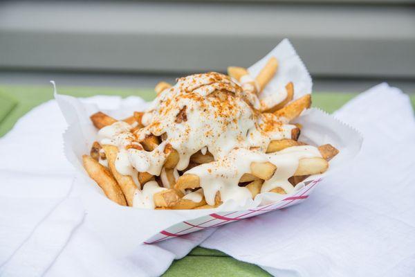 Our AMAZING Cheesy Crab Fries