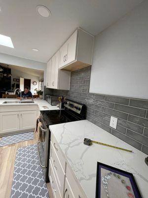 Backsplash subway tile