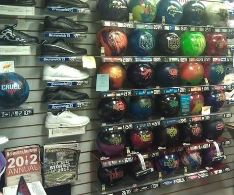 Balls on the wall. Did we mention we have shoes as well?