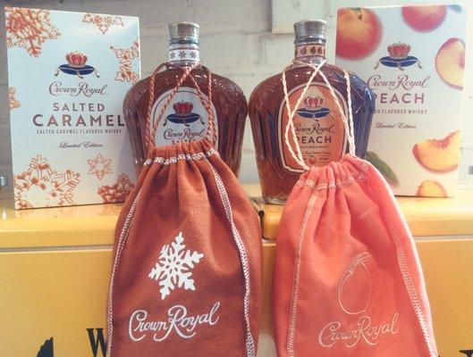 CROWN ROYAL  PEACH   &
  SALTED CARAMEL