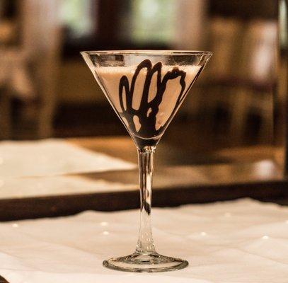 one of our delicious after dinner cocktails..a chocolate martini