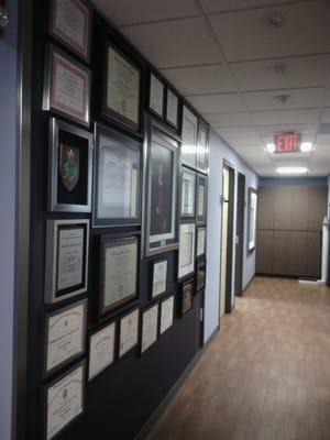 Diploma and medical accreditations