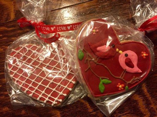 Valentine cookies by Fluffy butt Cookies!