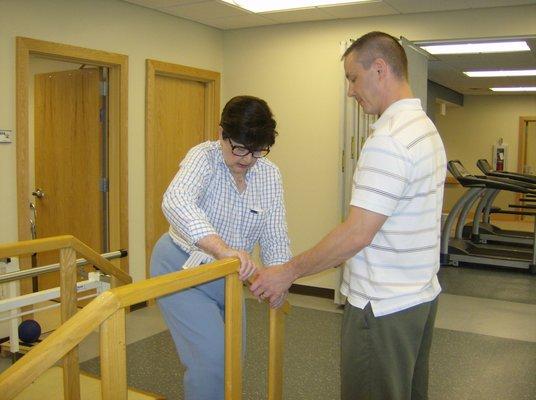 Our rehabilitation center provides in-patient and out-patient therapy services.