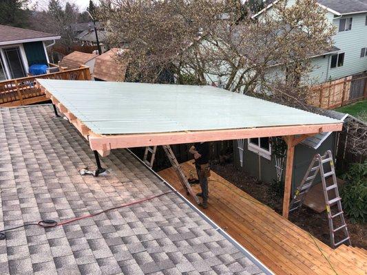 Deck & Awning Installation February 2018