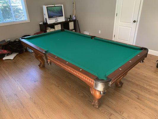 Pool Table Installation in Mountain View, Ca