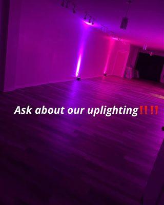 Ask about our uplighting!