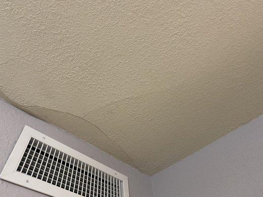 More cracked ceilings