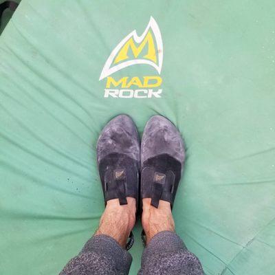 Tokyo Remoras and the MadRock Duo Pad from MadRock Climbing! Sold by Bruiser Outdoors!