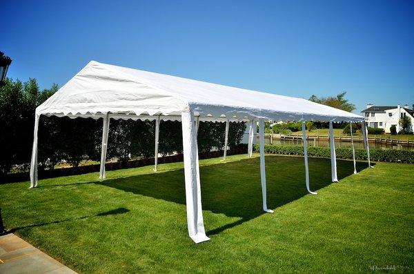 Outdoor Private Party featuring a 20 x 20 Frame Tent.