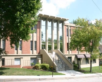 Free parking behind our Baltimore City offices.