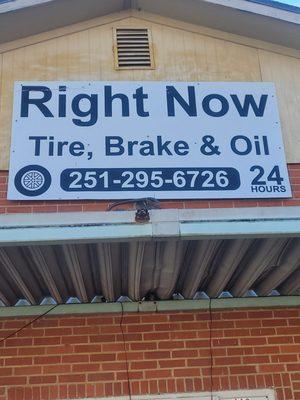 Right Now Tire Brake and Oil