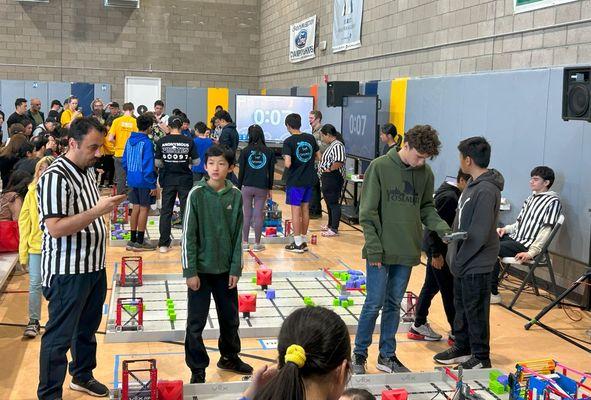 VEX IQ Robotics Competition @ Magnolia Science Academy. 55 wonderful Orange County teams competed today :)