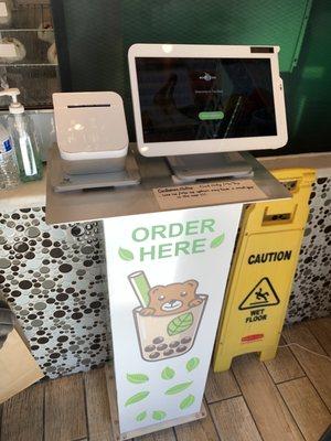 Common use boba kiosk