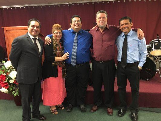 Pastor Alfredo Pastor Mario y esposa Mary    pastor Armando hno Bentura