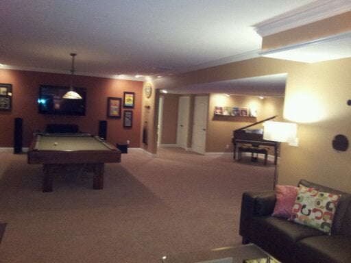 Springfield Ilinois basement remodel