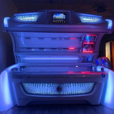 Our Diamond Level Tanning bed with red light therapy