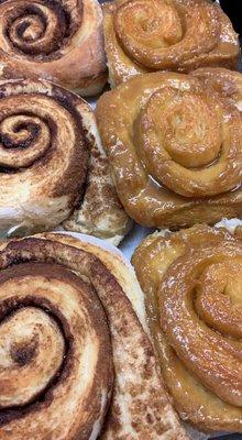 Cinnamon Rolls and Caramel Rolls