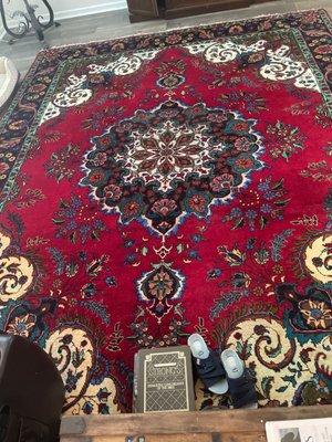 My rug is very old and large.. they did a lovely job!