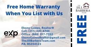 Free Home Warranty when you Buy or Sell with us! (Restrictions apply)