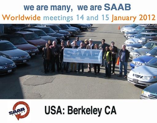 SAAB REPLAY hosted one of many global events here on Jan 14th...we plan on hosting  monthly events for you Saab heads!