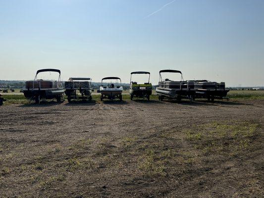 Pontoon boats for rent!