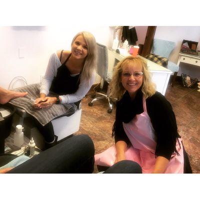 Book your double pedicure today! Treat someone special to a "spa day out"!!