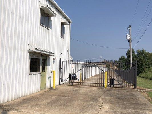 Office with gated entry and exit