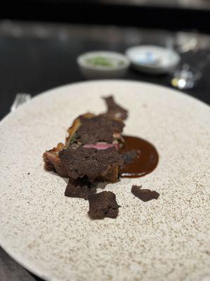 Canard topped with Black Truffles