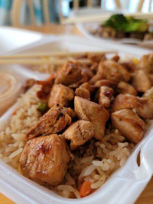 Teriyaki Chicken with fried rice