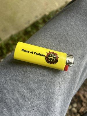 Peace Of Crofton's VERY OWN LIMITED EDITION LIGHTER!