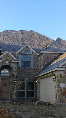 Roof installed by First Texas Homes