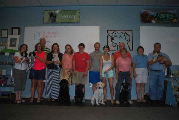 Thursday night Puppy PreSchool Graduation!