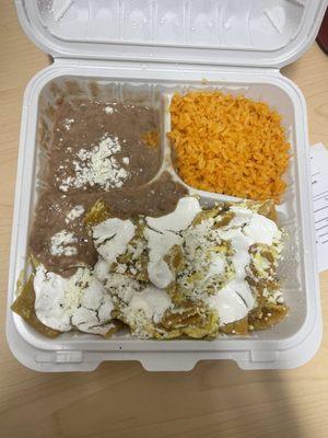 My $17.00 chilaquiles breakfast