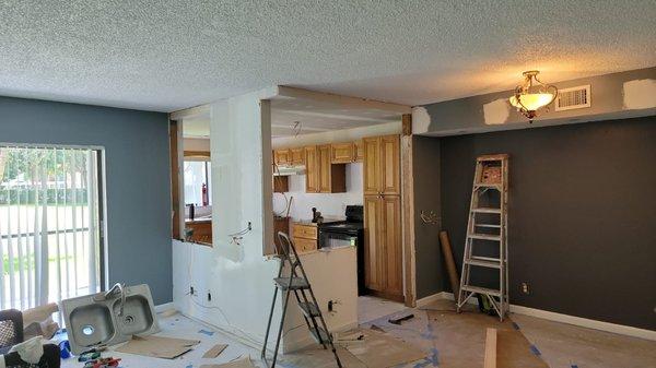 Remodeling a kitchen