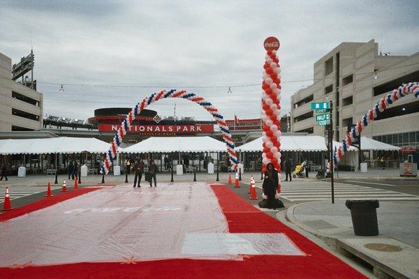 Washington National's Stadium Grand Opening Balloon Decor