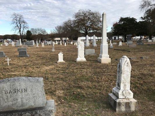 Old headstones