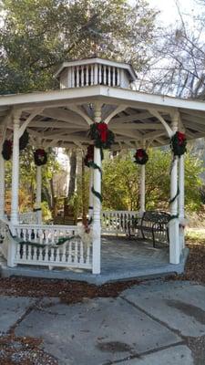 Gazebo at park entrance