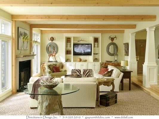 Eclectic living room