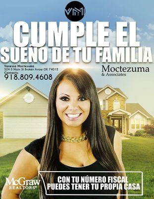 #VanessaMoctezuma #McGrawRealtors 918-809-4608